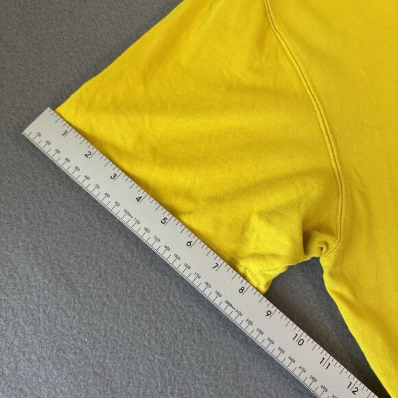 Terra Construction Heavy Cotton Yellow Work T-Shirt Workwear Men’s XL Carhartt - Picture 7 of 11